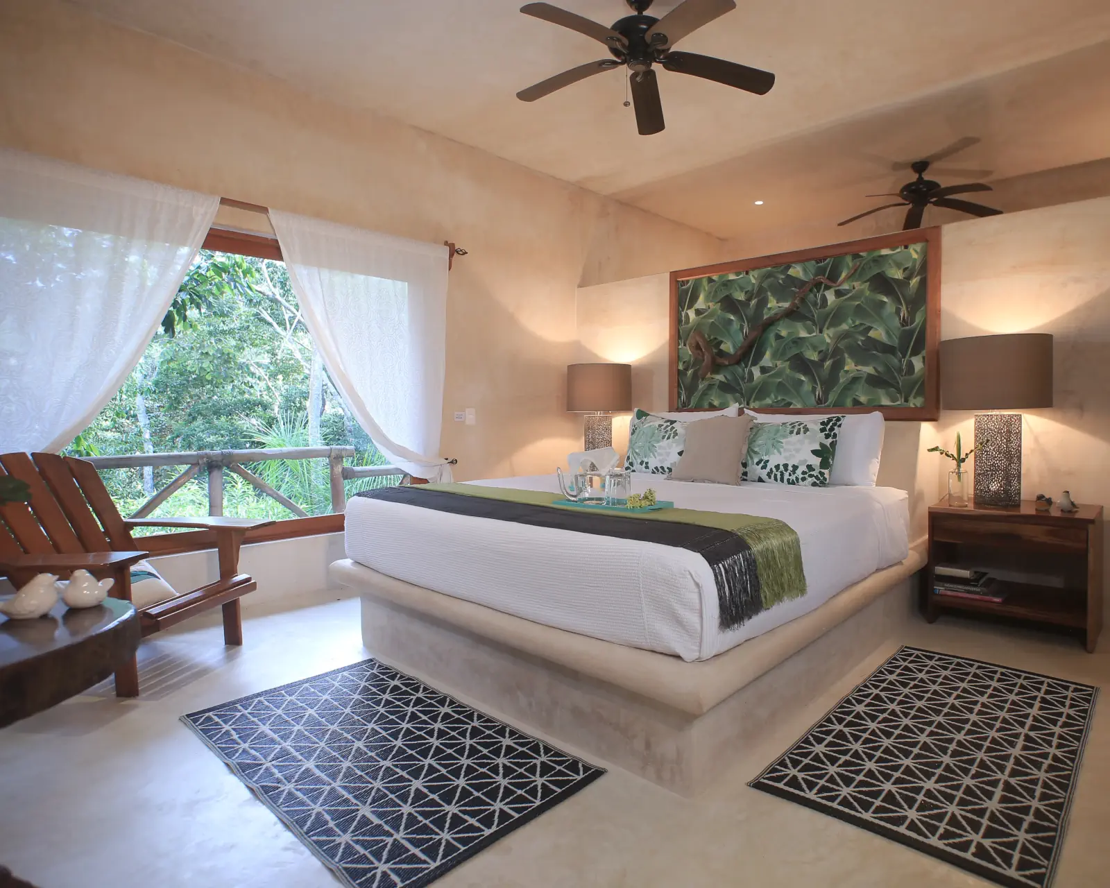 Corazón Infinito — open jungle residence with palapa ceilings at Cachito de Cielo